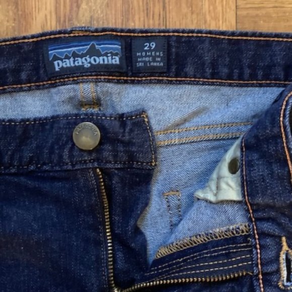 Patagonia Slim Fit Denim Blue Jeans Size 29 - Picture 6 of 7